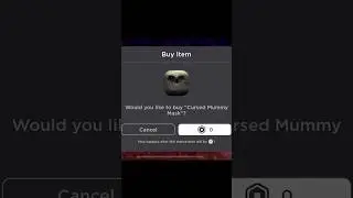 Sniping Cursed Mummy Mask (Roblox Free Ugc Limited) #117 #freeugc #robloxugc #freeugclimiteds