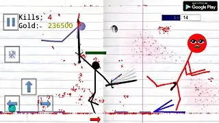СТИКМЕН БИТВЫ НА АНДРОИД ОБЗОР STICKMAN PHYSICS  BATTLE ARENA ANDROID GAMEPLAY STICK GAMES