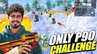 First time challenge  with  p90 and mp5 challenge in grandmaster very hard lobby#freefire 