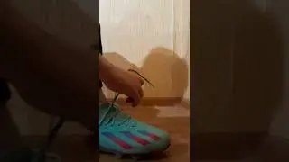 Laced up & asmr (Adidas X crazyfast 1.0 Messi)