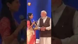 prime minister Narendra Modi ji mathili thakur youngest MLA stage mass speech