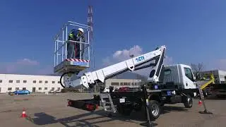 Telescopic truck-mounted platform CTE B-LIFT 18
