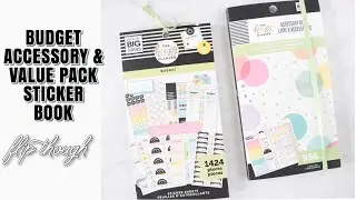 Budget Acessory Book & Value Pack Sticker Book Flipthrough