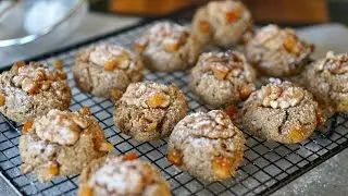 Petits gâteaux moelleux noix épices sans lactose, un délice avec un thé ou un café