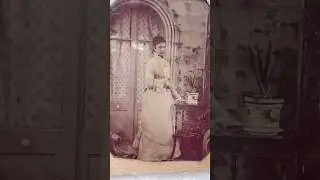 Tintype from my own collection. #fashionhistory #victorianstyle #fashiontrends #1870sfashion