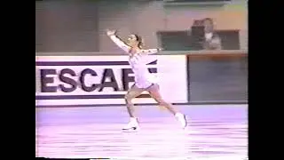 Anne-Sophie de Kristoffy FRA - 1981 NHK Trophy Free Skate