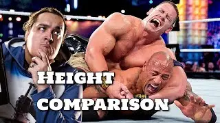 100🍋 views on this video! How?😱  | Top 5 WWE 🤼&zwj;♂️ WRESTLERS HEIGHT COMPARISON