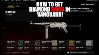How to get DIAMOND SMGS in Vanguard!