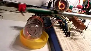 Russian A-201 Polyatron driving Nixie