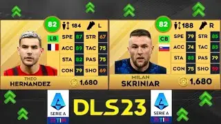 SERIE A PLAYERS RATING IN DLS 23! | DREAM LEAGUE SOCCER 23
