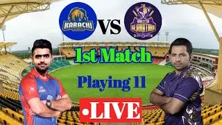 PSL 6 1st Match Playing 11&bull; 1st Match PSL 6 Karachi king vs Quetta gladiator&bull;GQ vs KK Playing 11 1st