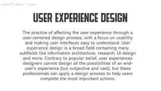User Experience Design