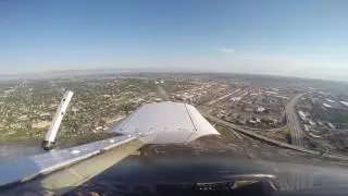 Front Range Airport to Downtown Denver, over old Lowry AFB
