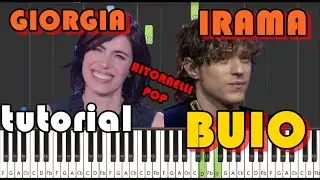 BUIO - IRAMA ft GIORGIA -  tutorial ritornello  -  pianoroll #ritornellipop