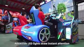 EPARK Blaze Transit Racing Arcade Machine - Double Seat Commercial Racing Game for Arcade Business