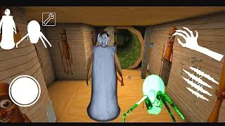 GRANNY | Playing as Granny + Spider 😬 | Sewer Escape in Granny Chapter 1 | Mod Gameplay #granny 