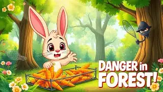&ldquo;The Clever Rabbit vs The Sneaky Hunter | Jungle Adventure Story for Kids