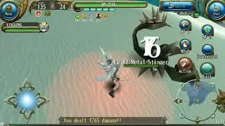 Toram Online - 1H FU VS Metal Stinger full power kick 100k/hit