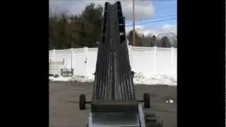 Best Homemade wood conveyor converted hay elevator - Version 2 FASTER