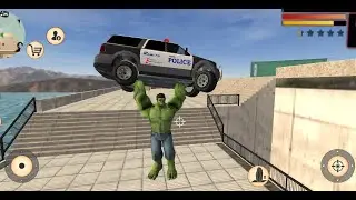 Monster Hulk Vegas Crime Simulator - Stone Giant Superhero Transformation | Android GamePlay