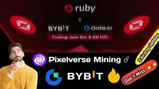 Ruby.One & Pixelverse Mining Deatils || Also 3 Airdrops Update, Don&rsquo;t miss any offer💥 AirdropSpotter
