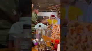 Robot Restaurant || cute robot serves food here😋#shorts #youtubeshort #food #foodie #robot