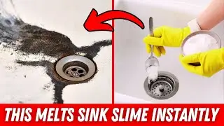 How To Clear The Black Slime From Your Bathroom Sink 😱(Works Instantly)