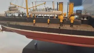 Imperial Chinese Beiyang Fleet Flagship Ting Yuan 1885 Bronco 1/350