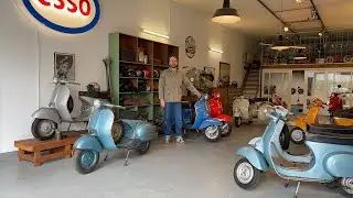 Vintage Vespa collection tour - De Vespa Garage