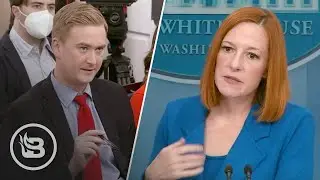 Doocy Corners Psaki Over Kamala Doing NOTHING About Border - She CRUMBLES