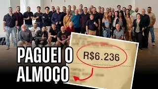 Eu paguei o almo&ccedil;o para funcion&aacute;rios e alunos da Scalper.