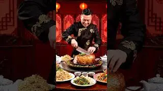 🇨🇳 Chinese Big Piece of Camel Roast 🍖 | Traditional Beijing Banquet Style | Sizzling Knife Show