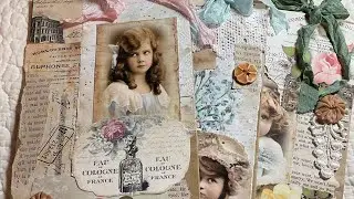 Create With Me&hellip;Collaged Brown Craft Gift Bags&hellip;