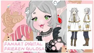 🌸 Frieren Gulosa - Fanart (Arte Digital)