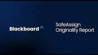 SafeAssign - Originality Report - Blackboard
