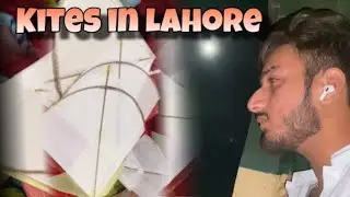 White suit making in Lahore😱kite making || Safe kite Flying.? Kite vlog