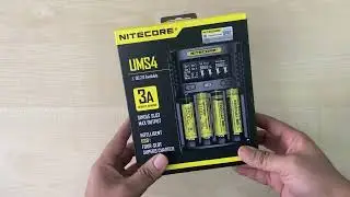 Unboxing - NITECORE UMS4 3A QC3.0 Super Fast Charging LCD Battery Charger