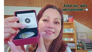 A Silver Coin&hellip; with a Real Crystal Inside 💎 | Canada $20 Maple Leaf (2011)