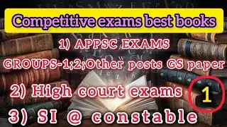 APPSC GROUP 2  BEST BOOKS  #appscmains #apjobsupdates #appscgroup2 #apconstable #apsi  #exam 