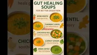 Gut Healing Soup to soothe bloating fast #healthtips #easynutrition #healthyfood #guthealth