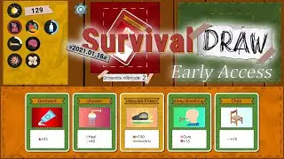 Survival Draw - Early Access Gameplay [Casual Strategy + Survival + Card Game]