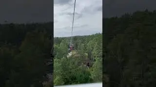 Sweden Kolm&aring;rden zoo, the world's first cable car safari