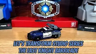 Transformers Studio Series TLK Barricade Let&rsquo;s transform!