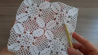 Very Beautiful Crochet Pattern Knitting: Easy Tığ İşi Örgü Model Tutorial for Beginners