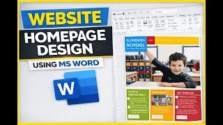 How to Design Website Homepage in MS Word