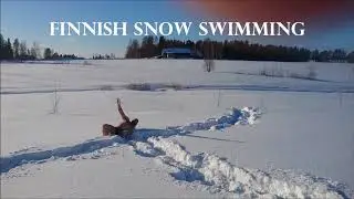 Finnish Snow Swimming