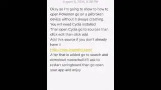 Pokemon go crash fix
