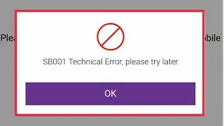 How To Fix SB001 Technical Error Please try later Problem Solve in YONO SBI Mobile Banking