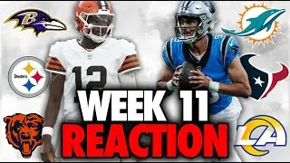 NFL Week 11 Reaction and Biggest Takeaways!! | NFL Analysis