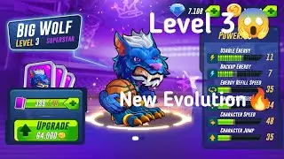 Upgrade Big Wolf Ke Level 3😱| Basketball Arena | Gameplay